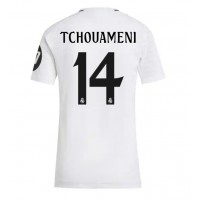 Camiseta Real Madrid Aurelien Tchouameni #14 Primera Equipación Replica 2024-25 para mujer mangas cortas